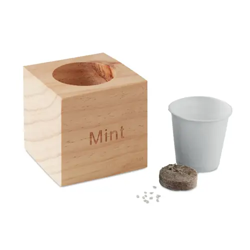 Mini vaso in legno
