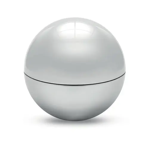 Burro di cacao UV a forma di pallina con finiture metalliche