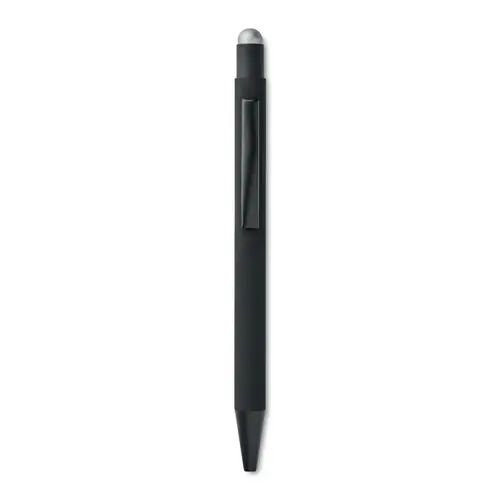  Penna a sfera in alluminio con incisione laser in tono con la punta touch refill blu