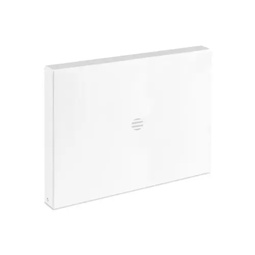 Cartella in lino con blocco appunti in formato A4 e chiusura con ricarica wireless e power bank da 4000mAh