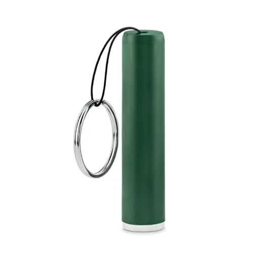 Torcia a LED in plastica con anello portachiavi e illuminazione del logo