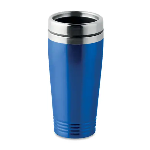 Bicchiere in acciaio inossidabile a doppio strato con coperchio in plastica antigoccia 400ml