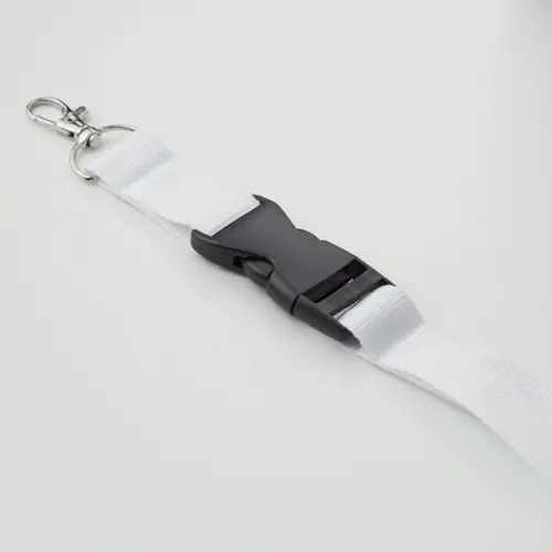 Lanyard con gancio in metallo fibbia staccabile e chiusura di sicurezza