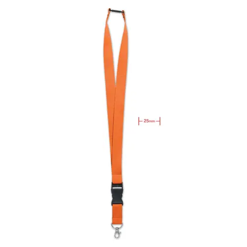 Lanyard con gancio in metallo fibbia staccabile e chiusura di sicurezza
