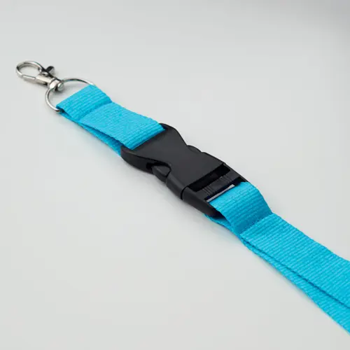 Lanyard con gancio in metallo fibbia staccabile e chiusura di sicurezza