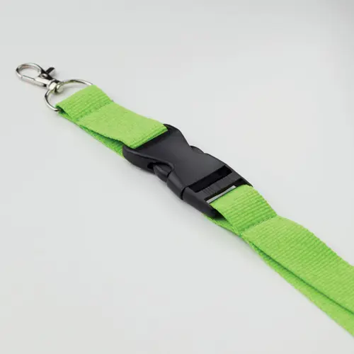 Lanyard con gancio in metallo fibbia staccabile e chiusura di sicurezza