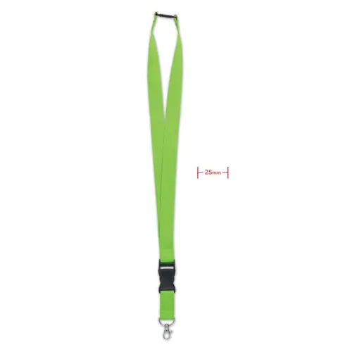 Lanyard con gancio in metallo fibbia staccabile e chiusura di sicurezza