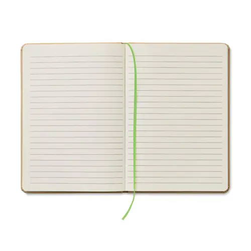 Block notes A5 in carta riciclata e 160 pagine a righe