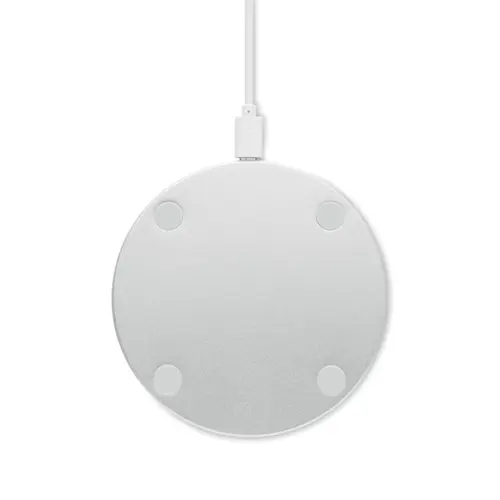 Caricatore wireless in bambù e alluminio da 10W