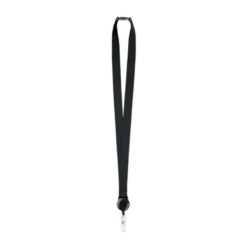 Lanyard in poliestere con porta badge estraibile e sgancio di sicurezza