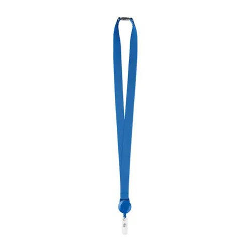 Lanyard in poliestere con porta badge estraibile e sgancio di sicurezza
