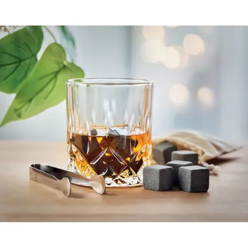 Set di bicchieri da whisky da 300ml in confezione regalo in bambù