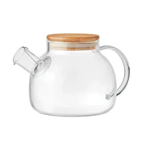 Teiera in vetro e tappo in bambù 850 ml