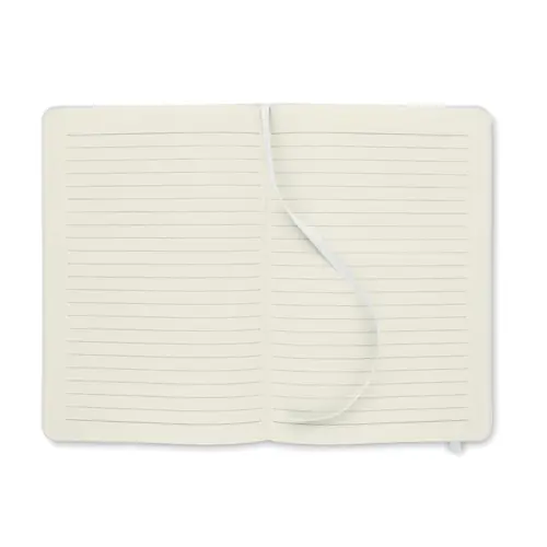 Block notes A5 con copertina in RPET e fogli a righe in carta riciclata