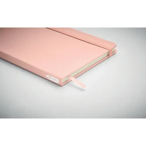 Block notes A5 con copertina in RPET e fogli a righe in carta riciclata