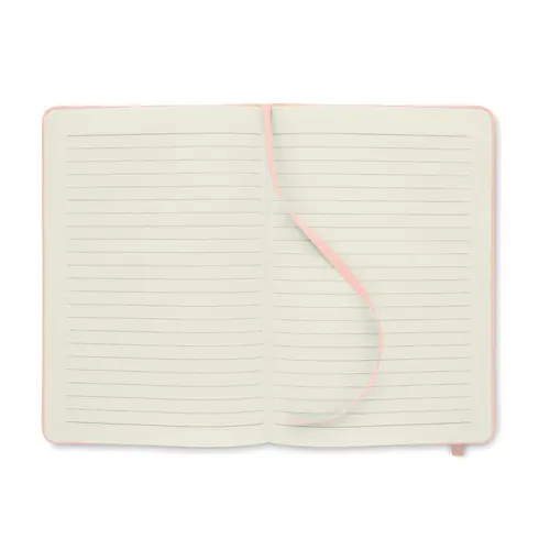 Block notes A5 con copertina in RPET e fogli a righe in carta riciclata