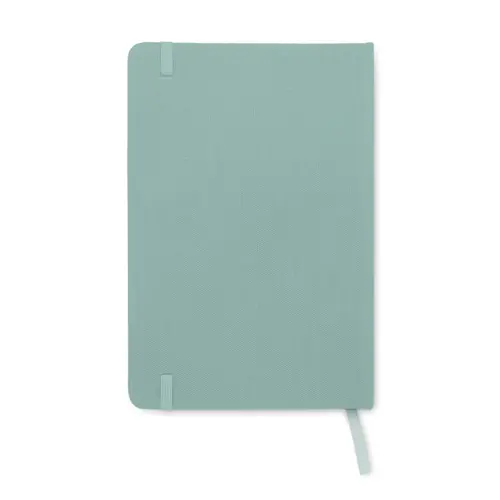 Block notes A5 con copertina in RPET e fogli a righe in carta riciclata