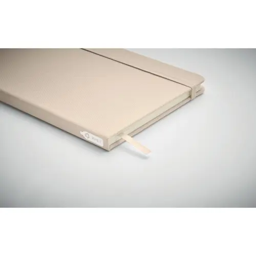 Block notes A5 con copertina in RPET e fogli a righe in carta riciclata