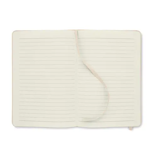 Block notes A5 con copertina in RPET e fogli a righe in carta riciclata