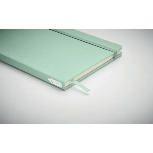 Block notes A5 con copertina in RPET e fogli a righe in carta riciclata