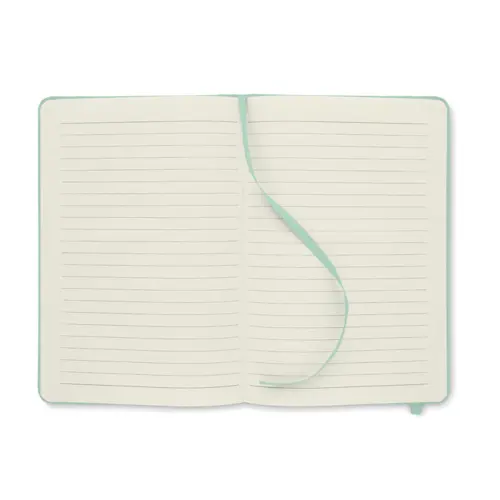 Block notes A5 con copertina in RPET e fogli a righe in carta riciclata
