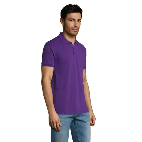 Maglietta polo da uomo a maniche corte colori assortiti taglio regolare in cotone e poliestere 200gr