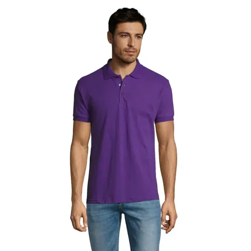 Maglietta polo da uomo a maniche corte colori assortiti taglio regolare in cotone e poliestere 200gr