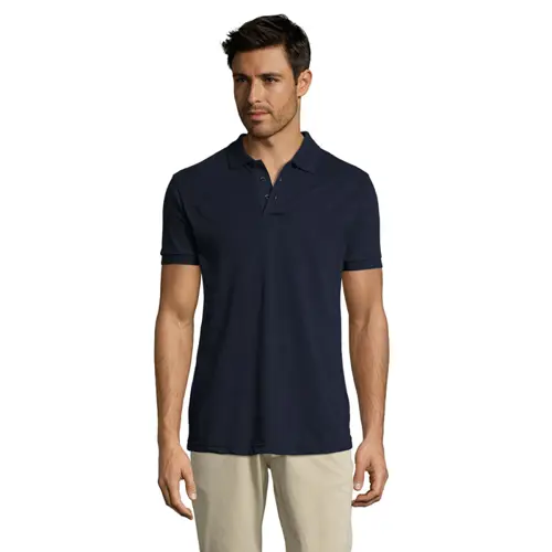 Maglietta polo da uomo a maniche corte colori assortiti taglio regolare in cotone e poliestere 200gr