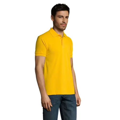 Maglietta polo da uomo a maniche corte colori assortiti taglio regolare in cotone e poliestere 200gr