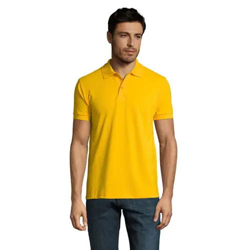 Maglietta polo da uomo a maniche corte colori assortiti taglio regolare in cotone e poliestere 200gr