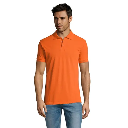 Maglietta polo da uomo a maniche corte colori assortiti taglio regolare in cotone e poliestere 200gr