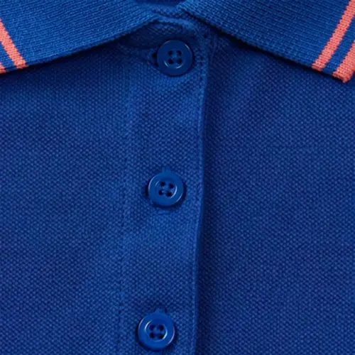 Maglietta polo SOL'S PASADENA da donna in 100% cotone pettinato ringspun con collo e giromaniche a righe in contrasto da 200gr