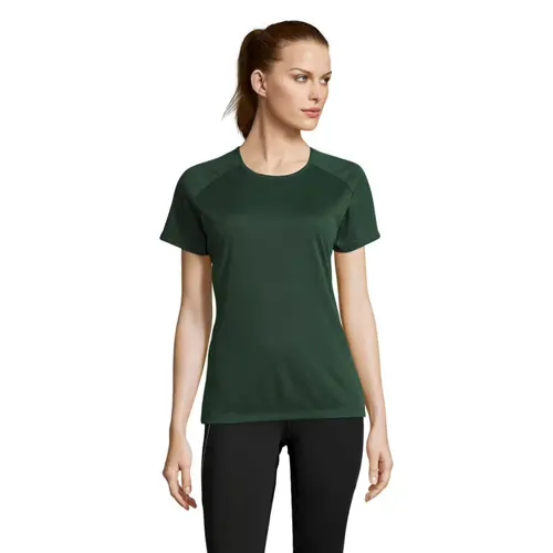 T-shirt SOL'S SPOTY da donna sportiva colori assortiti a girocollo con maniche taglio raglan in poliestere traspirante 140gr