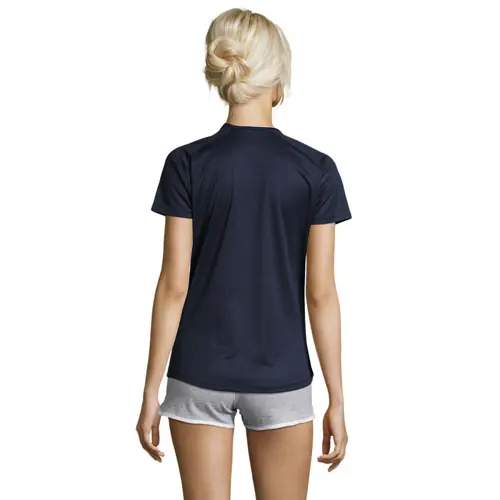 T-shirt SOL'S SPOTY da donna sportiva colori assortiti a girocollo con maniche taglio raglan in poliestere traspirante 140gr