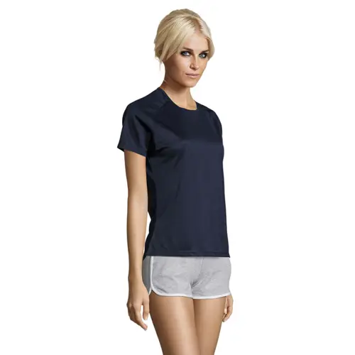 T-shirt SOL'S SPOTY da donna sportiva colori assortiti a girocollo con maniche taglio raglan in poliestere traspirante 140gr