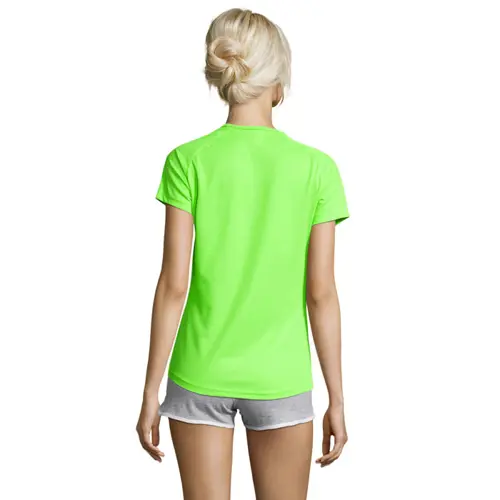 T-shirt SOL'S SPOTY da donna sportiva colori assortiti a girocollo con maniche taglio raglan in poliestere traspirante 140gr