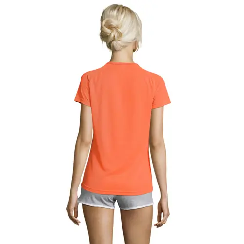 T-shirt SOL'S SPOTY da donna sportiva colori assortiti a girocollo con maniche taglio raglan in poliestere traspirante 140gr