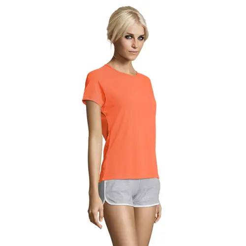 T-shirt SOL'S SPOTY da donna sportiva colori assortiti a girocollo con maniche taglio raglan in poliestere traspirante 140gr