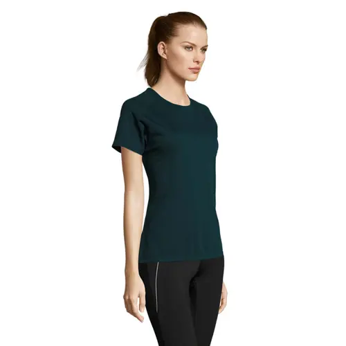 T-shirt SOL'S SPOTY da donna sportiva colori assortiti a girocollo con maniche taglio raglan in poliestere traspirante 140gr