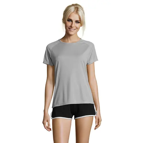 T-shirt SOL'S SPOTY da donna sportiva colori assortiti a girocollo con maniche taglio raglan in poliestere traspirante 140gr