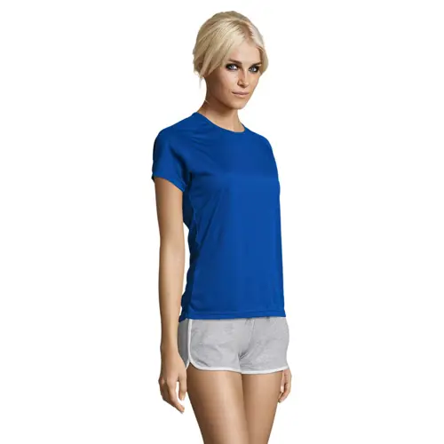 T-shirt SOL'S SPOTY da donna sportiva colori assortiti a girocollo con maniche taglio raglan in poliestere traspirante 140gr