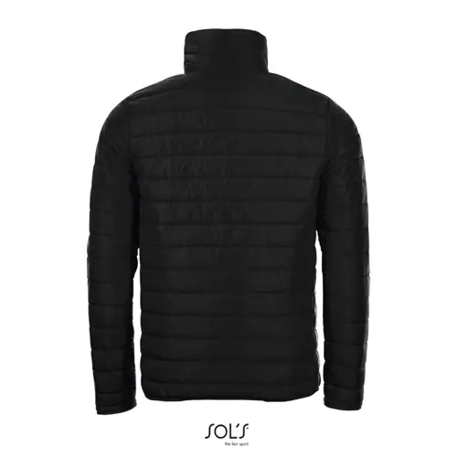 Piumino leggero da uomo colori assortiti con fodera e zip a contrasto taglio aderente in nylon e poliestere 180g