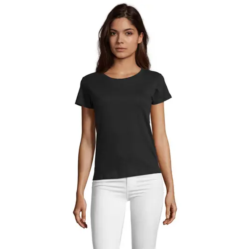 Top corto da donna slim fit casual tinta unita girocollo
