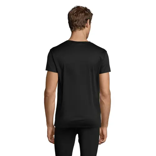 T-shirt unisex sportiva colori assortiti a girocollo taglio regolare in poliestere traspirante 130gr