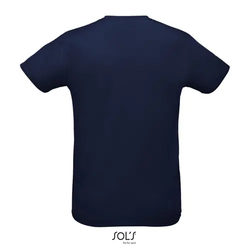 T-shirt unisex sportiva colori assortiti a girocollo taglio regolare in poliestere traspirante 130gr
