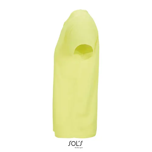 T-shirt unisex sportiva colori assortiti a girocollo taglio regolare in poliestere traspirante 130gr