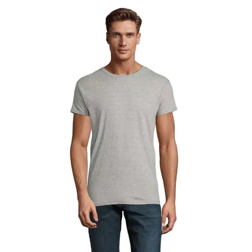 T-shirt unisex colori assortiti a girocollo taglio aderente 100% cotone biologico 140gr