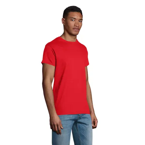 T-shirt unisex colori assortiti a girocollo taglio aderente 100% cotone biologico 140gr