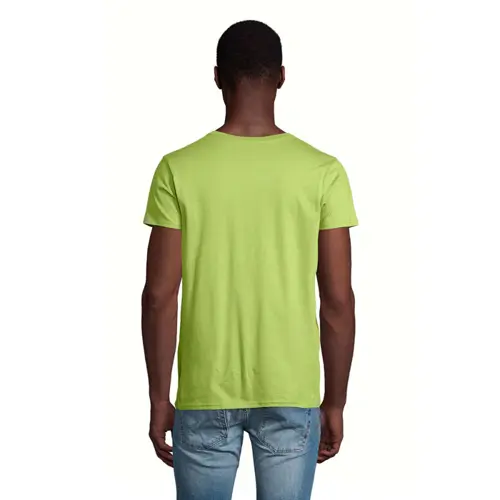 T-shirt da uomo colori assortiti a girocollo taglio aderente 100% cotone biologico 175gr