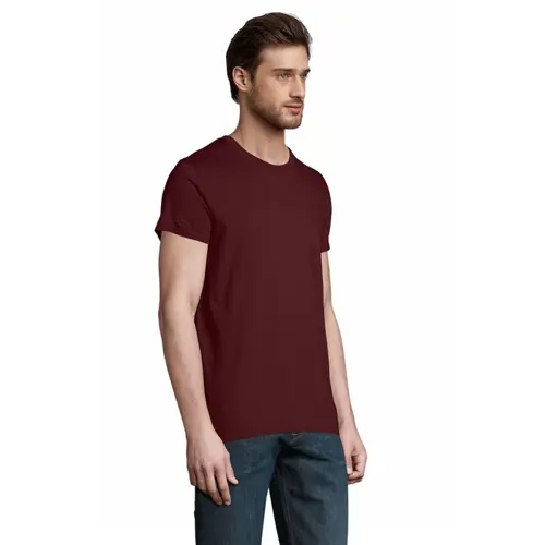 T-shirt da uomo colori assortiti a girocollo taglio aderente 100% cotone biologico 175gr